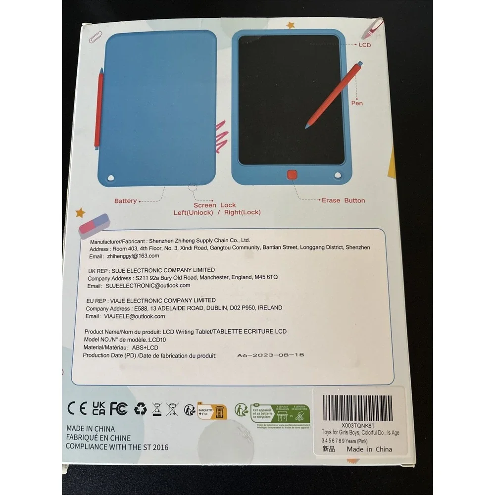 LCD Writing Tablet 10
